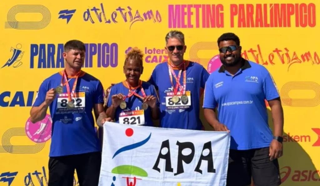 Atletas de Atibaia conquistam seis medalhas de ouro no Meeting Paralímpico Loterias CAIXA 2026