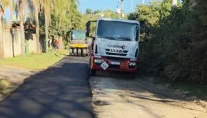 Avenida Carvalho no bairro Vitória Régia