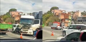 Acidente na Rodovia Fernao Dias - BR 381