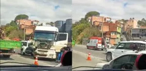 Acidente na Rodovia Fernao Dias - BR 381
