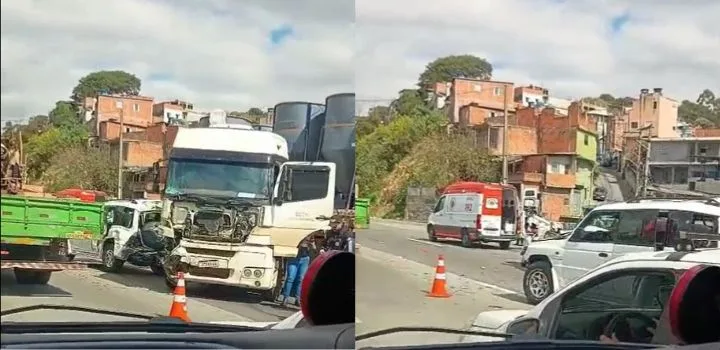 Acidente na Rodovia Fernao Dias - BR 381