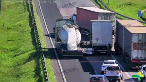 Acidente na Rodovia D. Pedro I, em Itatiba