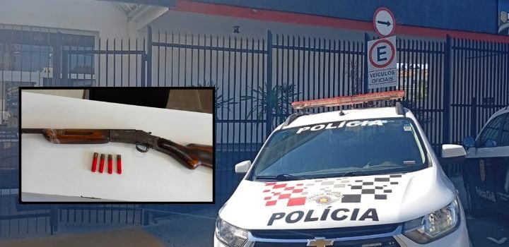 Homem é preso por posse ilegal de arma após denúncia de tentativa de estupro em Atibaia