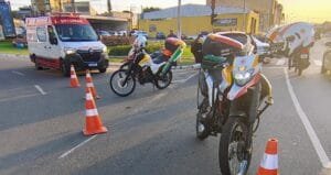 Acidente na Avenida Jerônimo de Camargo