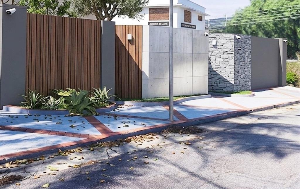Calçadas, muros e terrenos em Atibaia