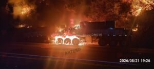 Incendio-em-carreta-provoca-congestionamento-na-Rodovia-Dom-Pedro-