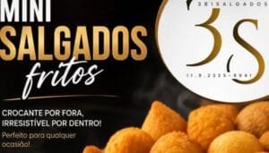 Mini Salgados 3S oferece salgados, churros e opções congeladas para festas