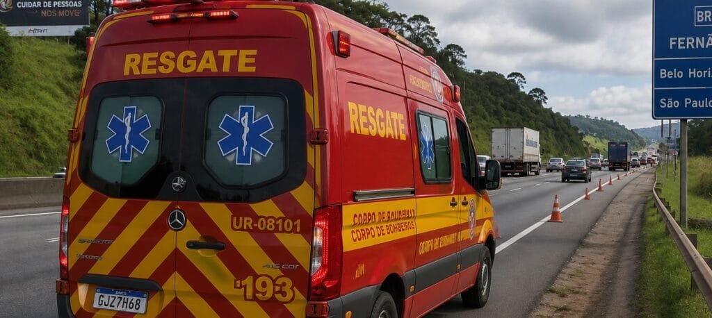Motociclista morre após colisão traseira com caminhão na Rodovia Fernão Dias, em Mairiporã
