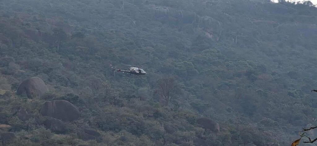 Helicóptero é acionado após turista sofrer acidente na Pedra Grande
