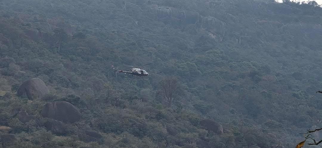 Helicóptero é acionado após turista sofrer acidente na Pedra Grande