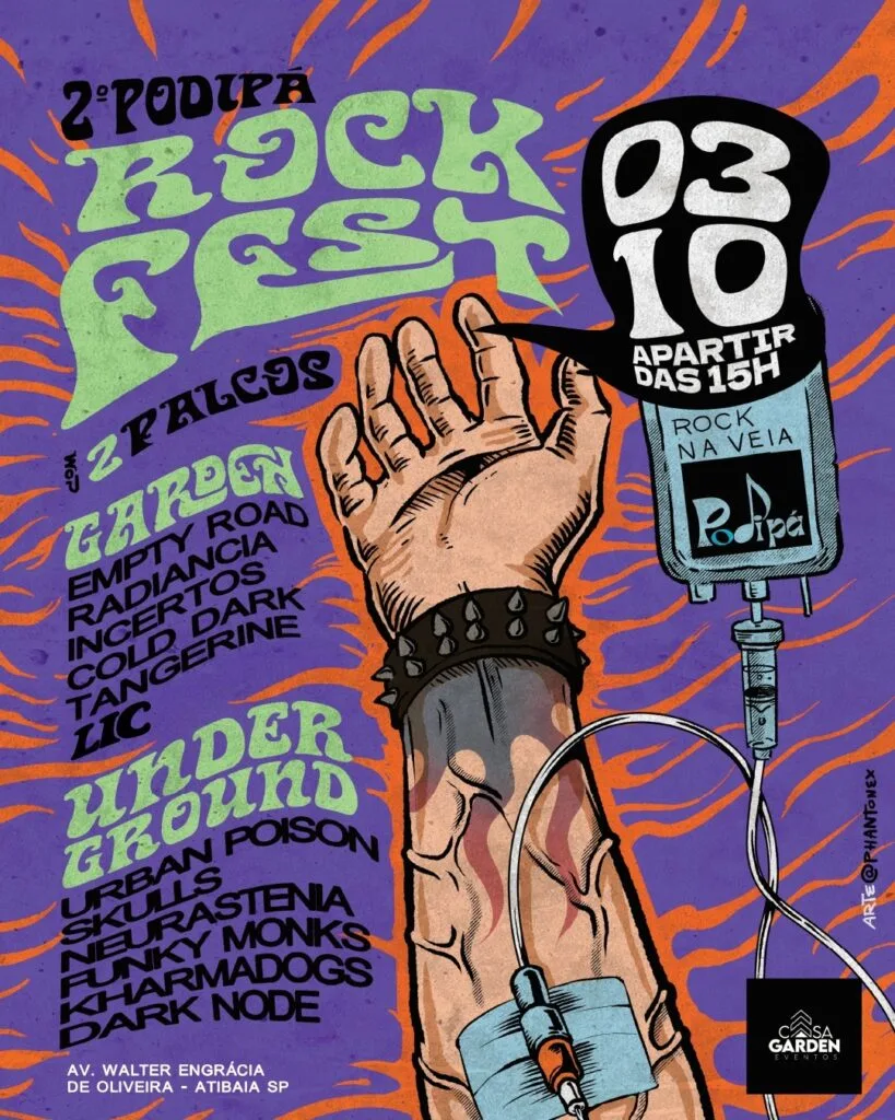 Podipá Rock Fest - Casa Garden - Atibaia