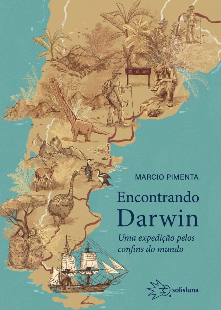 Livro Encontrando Darwin – Uma expedição pelos confins do mundo - Marcio Pimenta