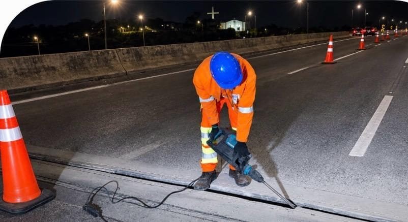 Obras na Fernão Dias