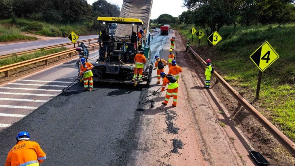Obras na Fernão Dias