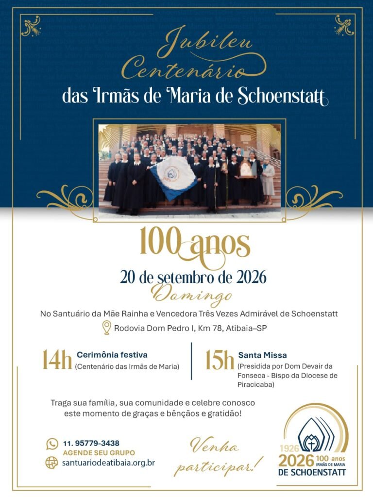 Santuário de Atibaia celebra Jubileu Centenário