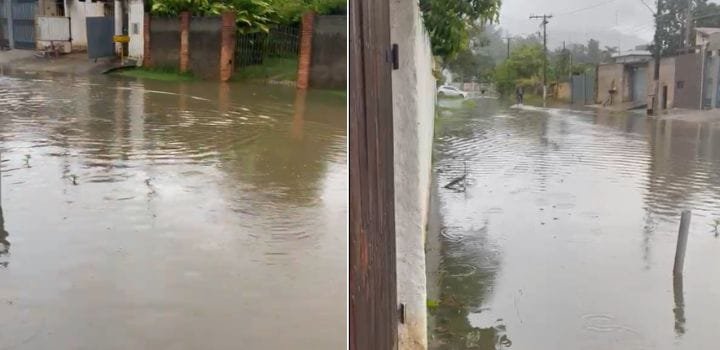 Chuva provoca alagamentos e preocupa moradores em bairros de Atibaia