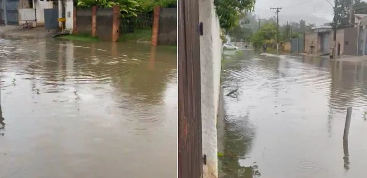 Chuva provoca alagamentos e preocupa moradores em bairros de Atibaia
