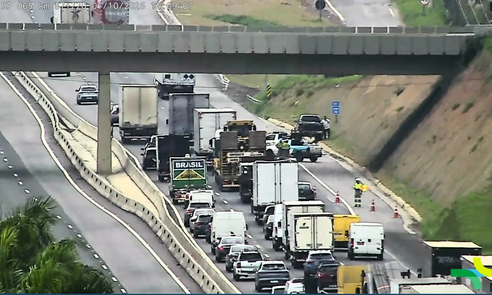 Motociclista morre em acidente na Rodovia Dom Pedro I, em Atibaia