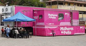 carreta de mamografia em Atibaia