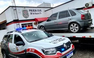 veículo furtado no bairro do Mascate, em Nazaré Paulista