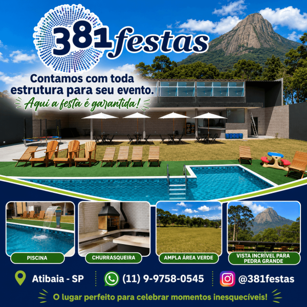 local para festas e eventos 381 atibaia